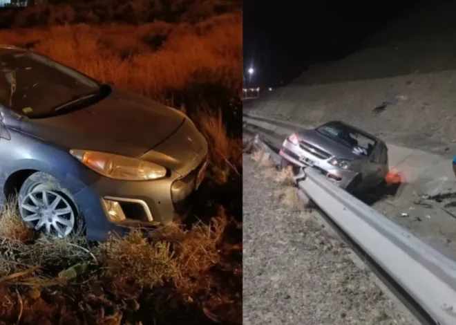 Vuelcos y despistes en Comodoro: investigan un auto abandonado y sospechan falsa denuncia