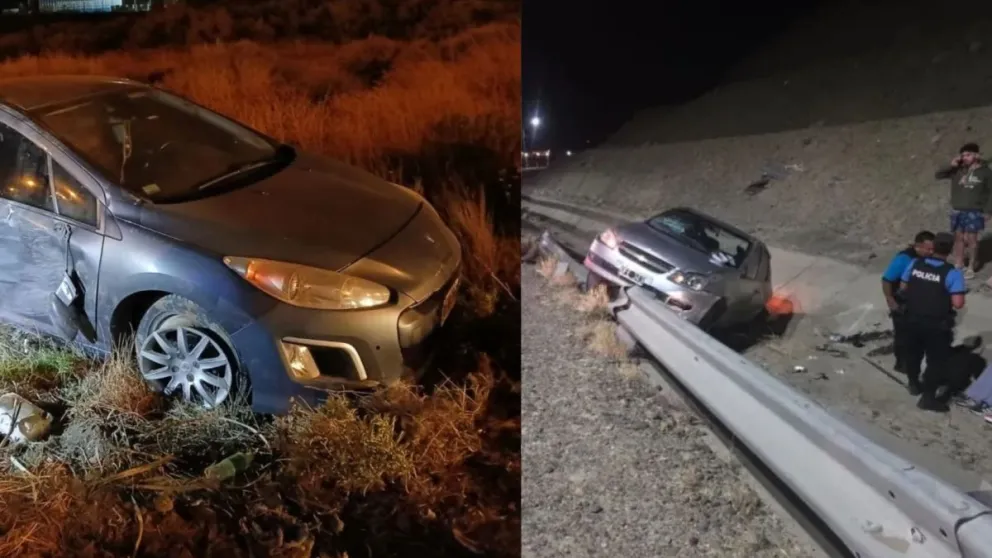 Vuelcos y despistes en Comodoro: investigan un auto abandonado y sospechan falsa denuncia