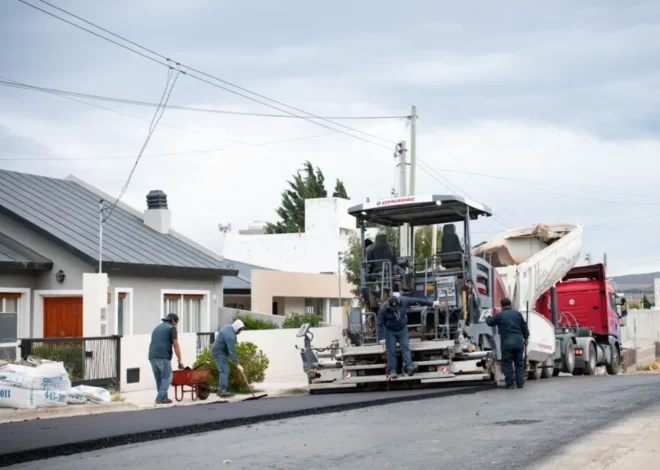 Pavimentación en Rada Tilly: Las obras en ejecución y las previstas para 2026