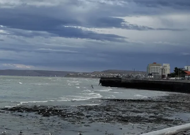 Lunes ventoso y con cielo mayormente nublado en Comodoro y Rada Tilly