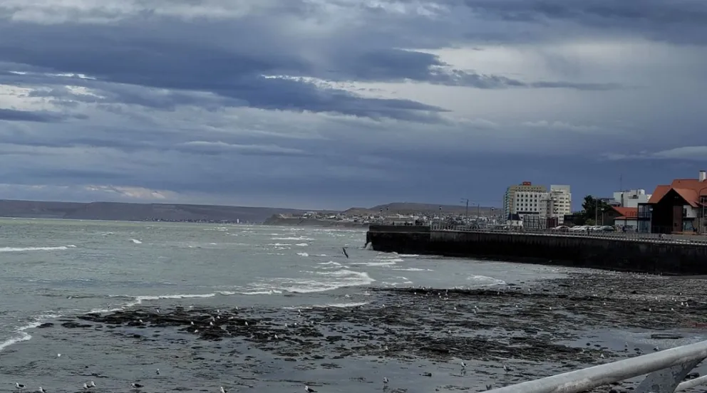 Lunes ventoso y con cielo mayormente nublado en Comodoro y Rada Tilly