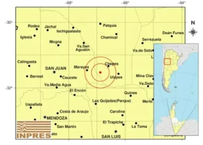 Sismo de 5 grados de magnitud sacudió a la provincia de La Rioja
