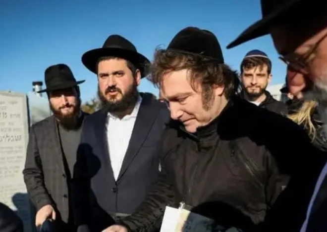 Milei visitó la tumba del Rebe de Lubavitch en Nueva York al iniciar su agenda en Estados Unidos