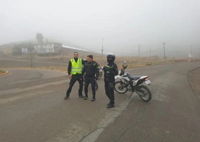 Interrumpen el tránsito en el camino Roque González por baja visibilidad