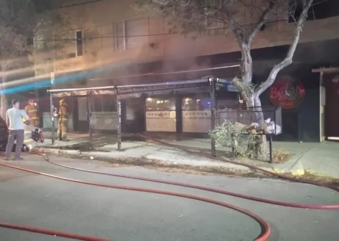 Se incendió un bar en Rada Tilly