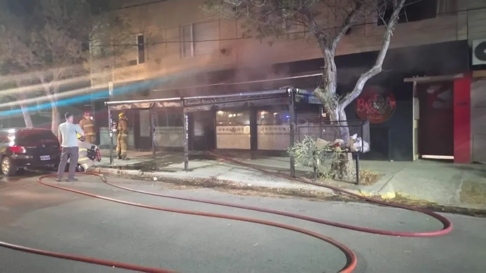 Se incendió un bar en Rada Tilly