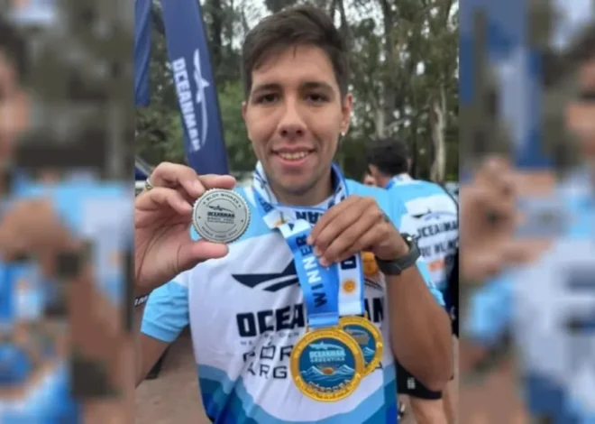 Un nadador chubutense obtuvo su plaza para el Mundial de Oceanman en República Dominicana