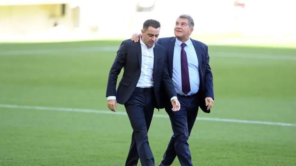 Xavi acusó de mentiroso a Laporta por Messi