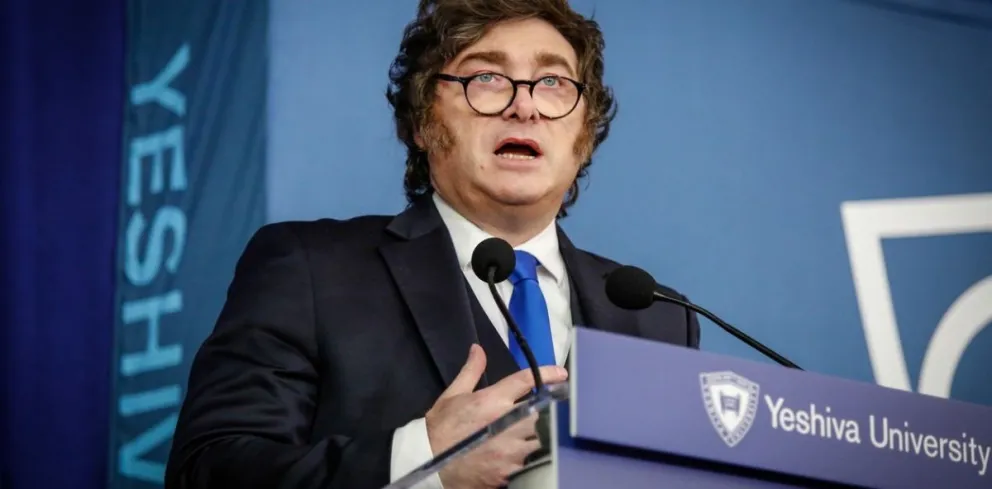 Milei cruzó a Rocca y Madanes Quintanilla ante inversores: “Se terminó la Argentina corrupta”