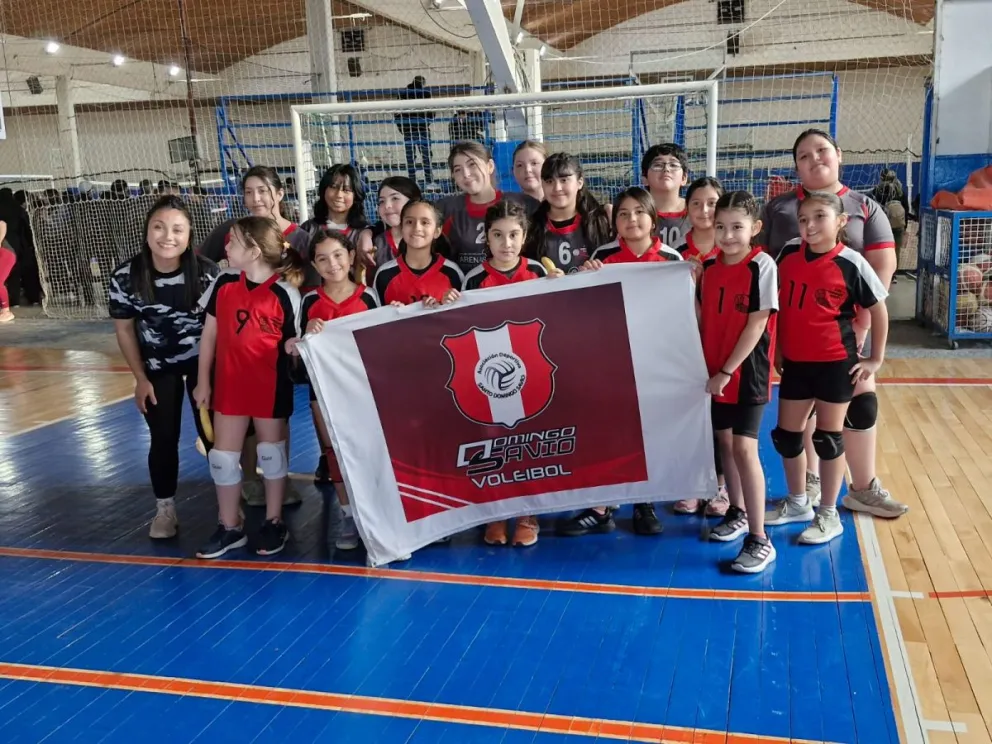 Savio Vóley Club activó su escuela de minivóley