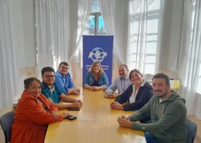 Autoridades provinciales se reunieron en el hospital de Puerto Deseado