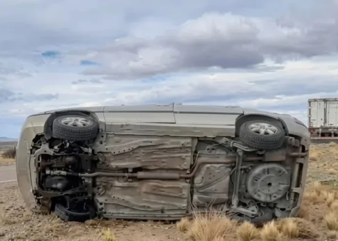 Vuelco fatal en la Ruta Nacional 40 dejó un hombre fallecido