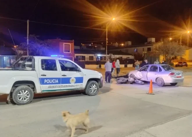 Un motociclista resultó herido tras un choque en Lisandro de la Torre y Scalabrini Ortiz