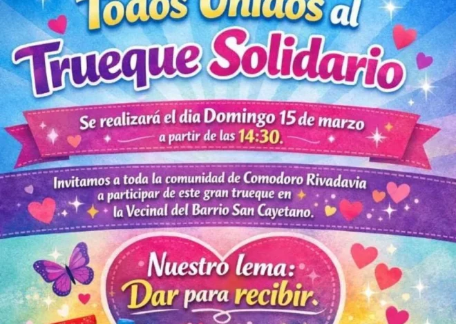 Trueque Solidario en el barrio San Cayetano