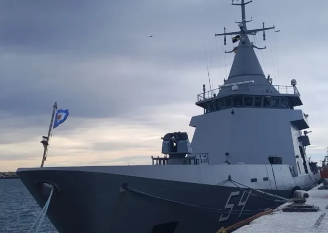 El patrullero oceánico ARA Contraalmirante Cordero llegó a Comodoro y abrió sus puertas al público