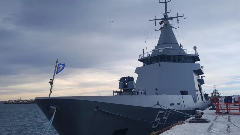 El patrullero oceánico ARA Contraalmirante Cordero llegó a Comodoro y abrió sus puertas al público