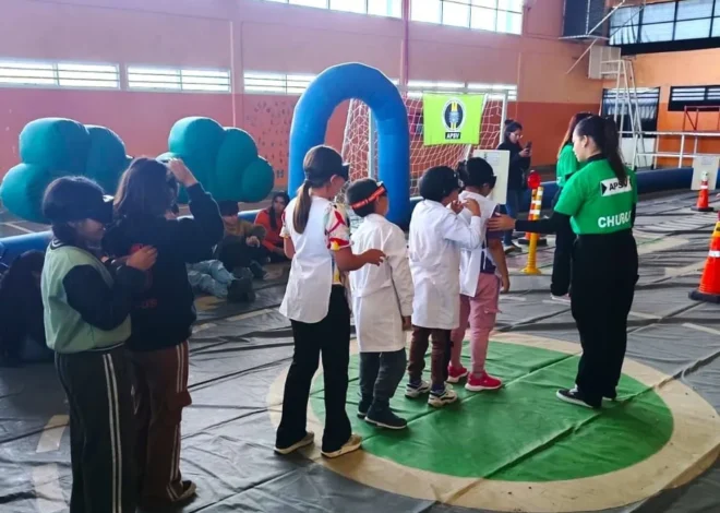 El Parque Temático Vial visitó la localidad de Lago Blanco