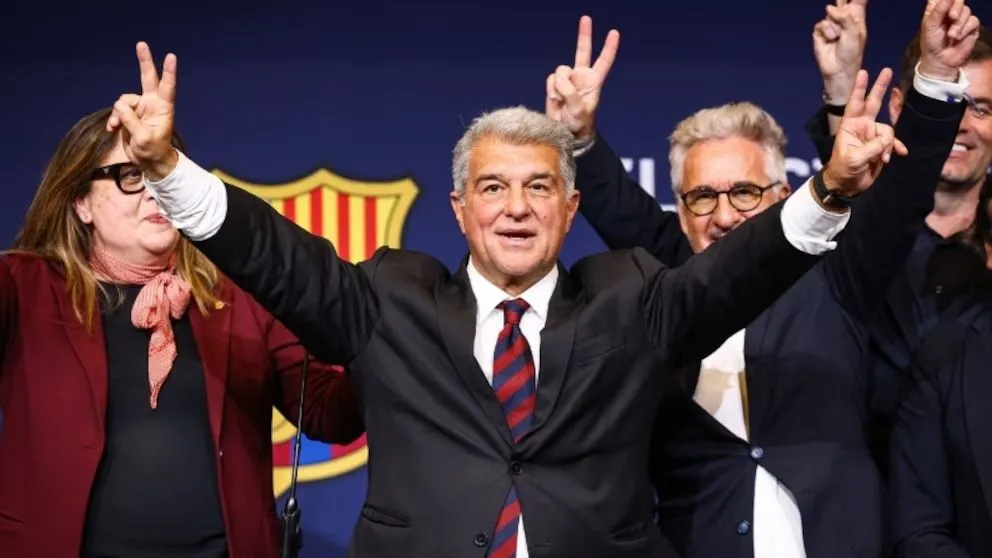 Joan Laporta habló de Messi tras su reelección en Barcelona