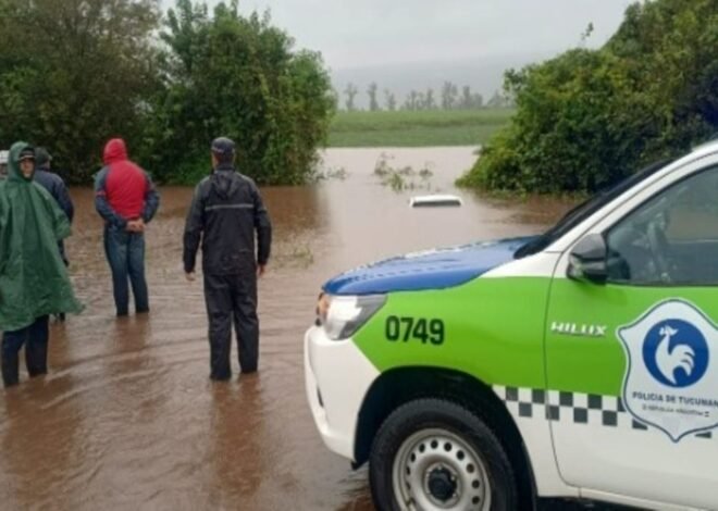 Inundaciones en Tucumán: vecinos pasaron la noche al costado de una ruta ante la crecida de dos ríos