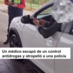 ESCAPÓ 60 KM TRAS EMBESTIR A UN POLICÍA