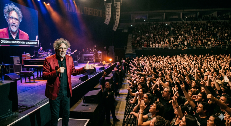 Abuchearon a Fito Páez en Buenos  Aires: fue rechazado por el público  disconforme con el repertorio