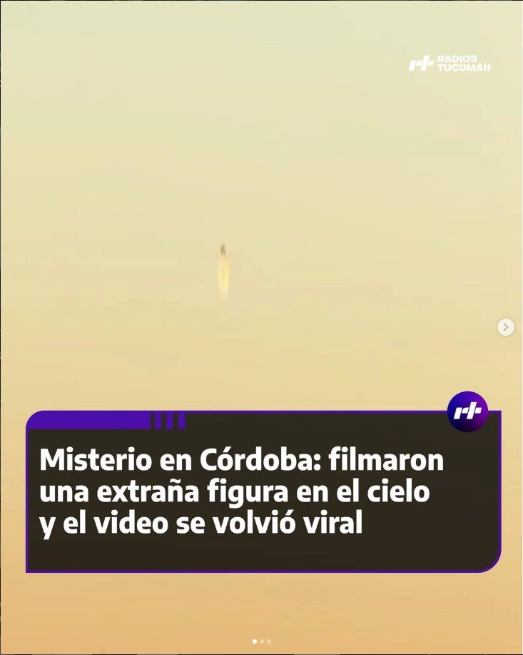 Un misterioso objeto en el cielo de Córdoba se volvió viral y desató teorías en redes