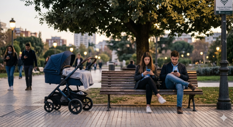Un estudio vincula el uso del celular con la caída global de la natalidad