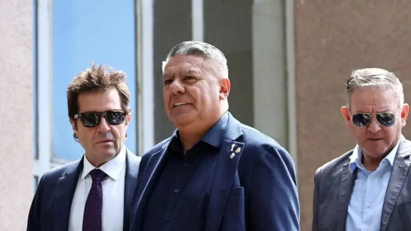 La Justicia autorizó a Tapia a viajar al exterior con una caución de  millones