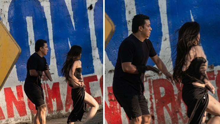 Padre fue grabado castigando a su hija en la vía pública y el video generó una fuerte controversia
