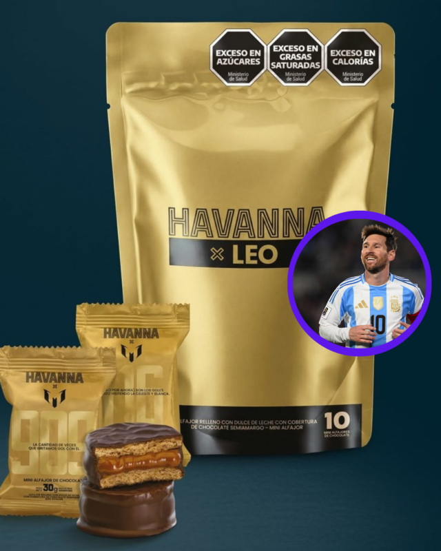 Havanna y Messi presentan un alfajor edición limitada que ya genera furor a días del Mundial 2026
