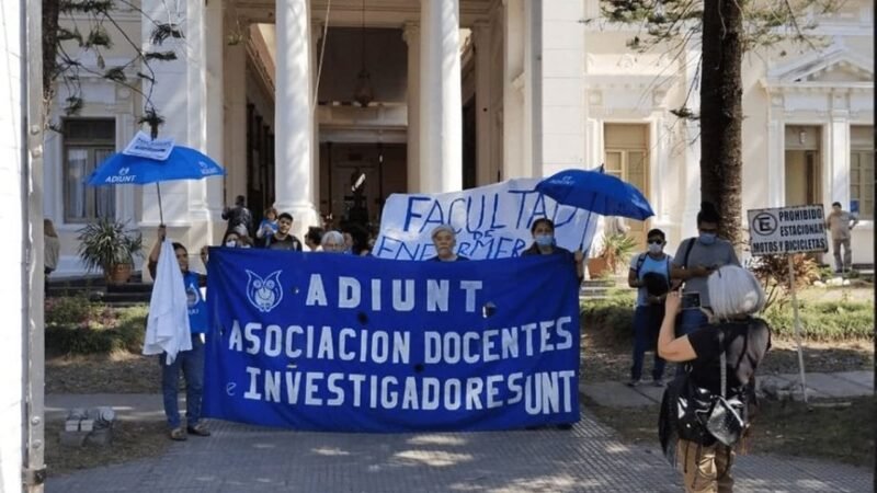 ADIUNT se suma a una nueva semana de paro universitario y reclama financiamiento para las casas de estudio