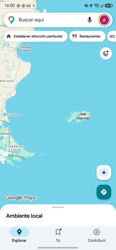 Google Maps volvió a ser tendencia por el nombre de las Islas Malvinas: qué muestra realmente la plataforma