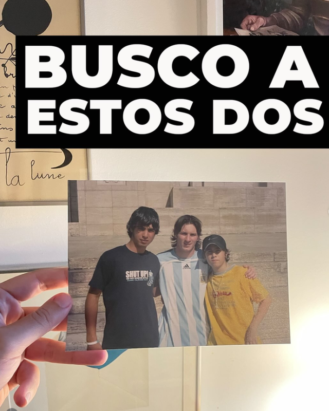 Una foto inédita de Lionel Messi guardada durante 20 años terminó encontrando a sus protagonistas Una foto inédita de Lionel Messi guardada durante 20 años terminó encontrando a sus protagonistas