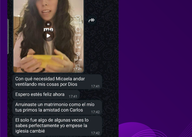 Escándalo viral: expuso las burlas de su tía en TikTok y reveló su infidelidad en un tenso cruce de WhatsApp