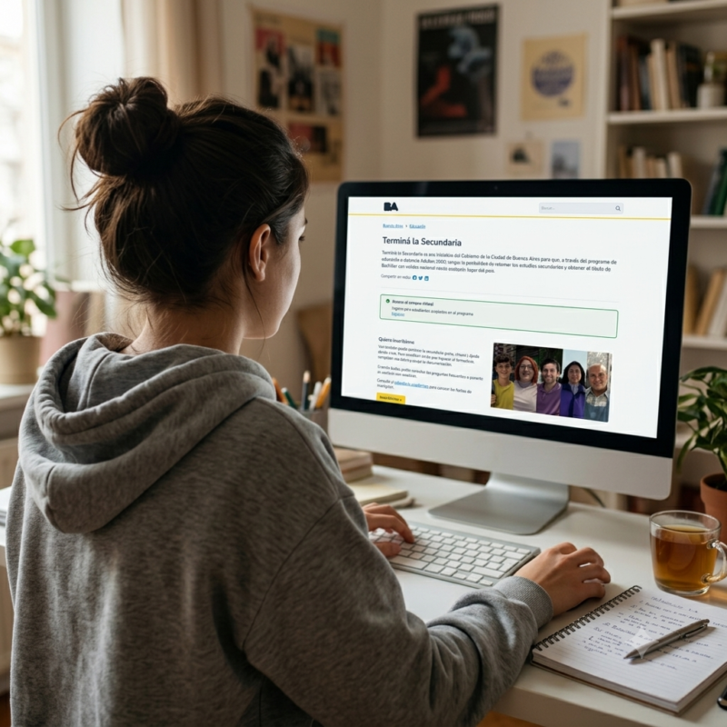 Nueva propuesta virtual para terminar la secundaria: las inscripciones están abiertas hasta el 14 de agosto