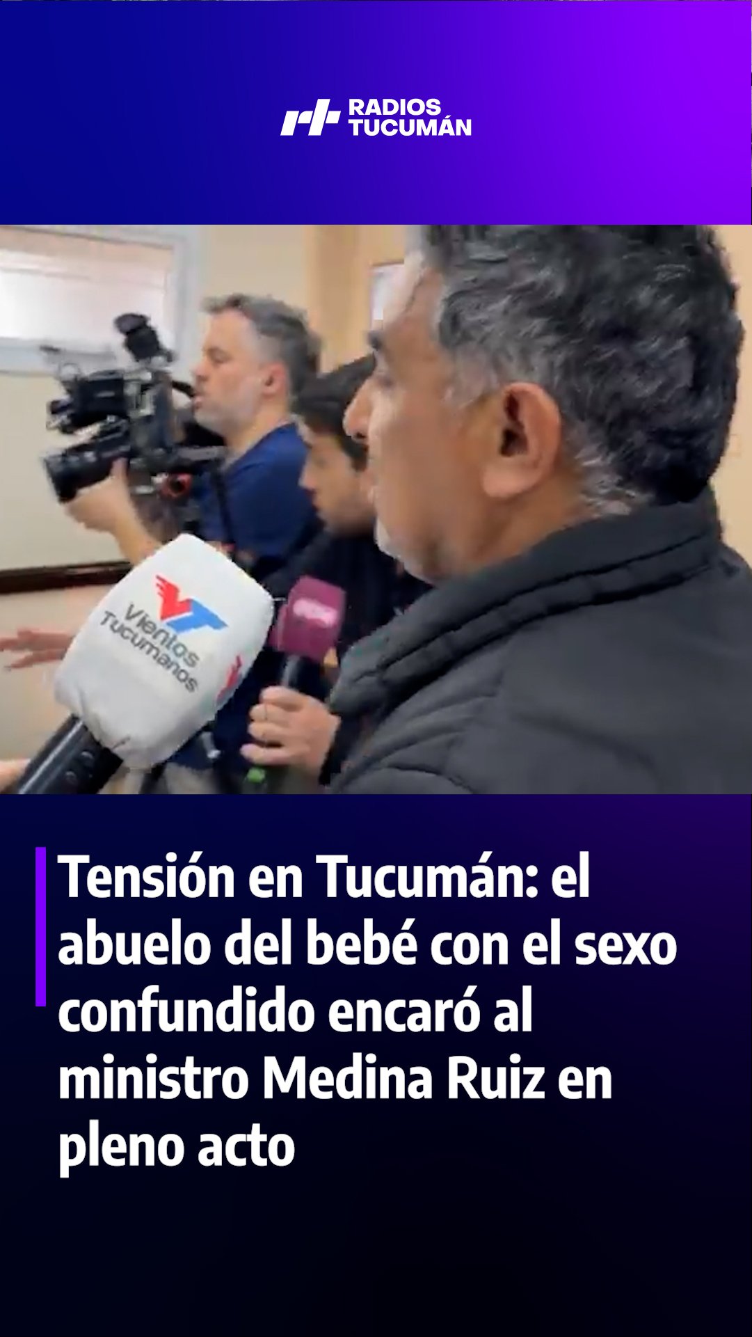 El abuelo del bebé confundido de sexo en el Hospital de Concepción increpó al ministro Luis Medina Ruiz
