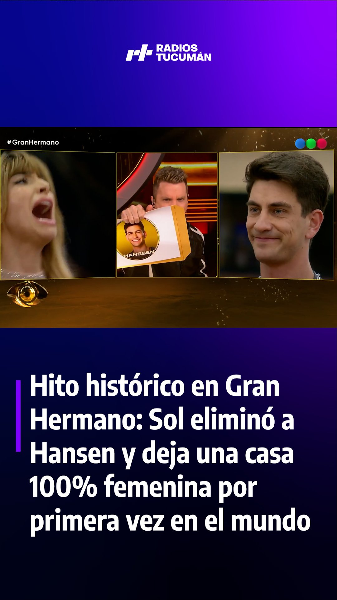 Hito mundial en Gran Hermano: tras la eliminación de Hansen, la casa quedó habitada únicamente por mujeres por primera vez en la historia