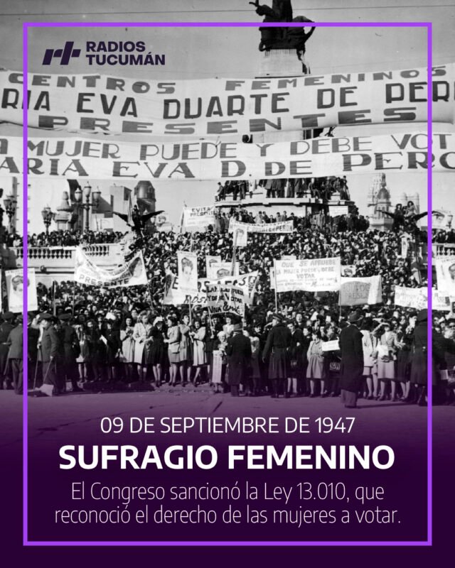 A 79 años del voto femenino: la Ley 13.010 que transformó los derechos políticos de las mujeres en Argentina