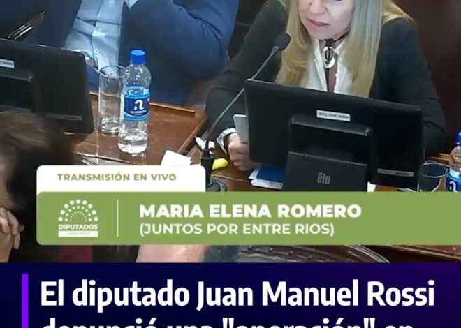 El diputado Juan Manuel Rossi denunció una “operación” en redes, aclaró la polémica del video y desafió a la oposición