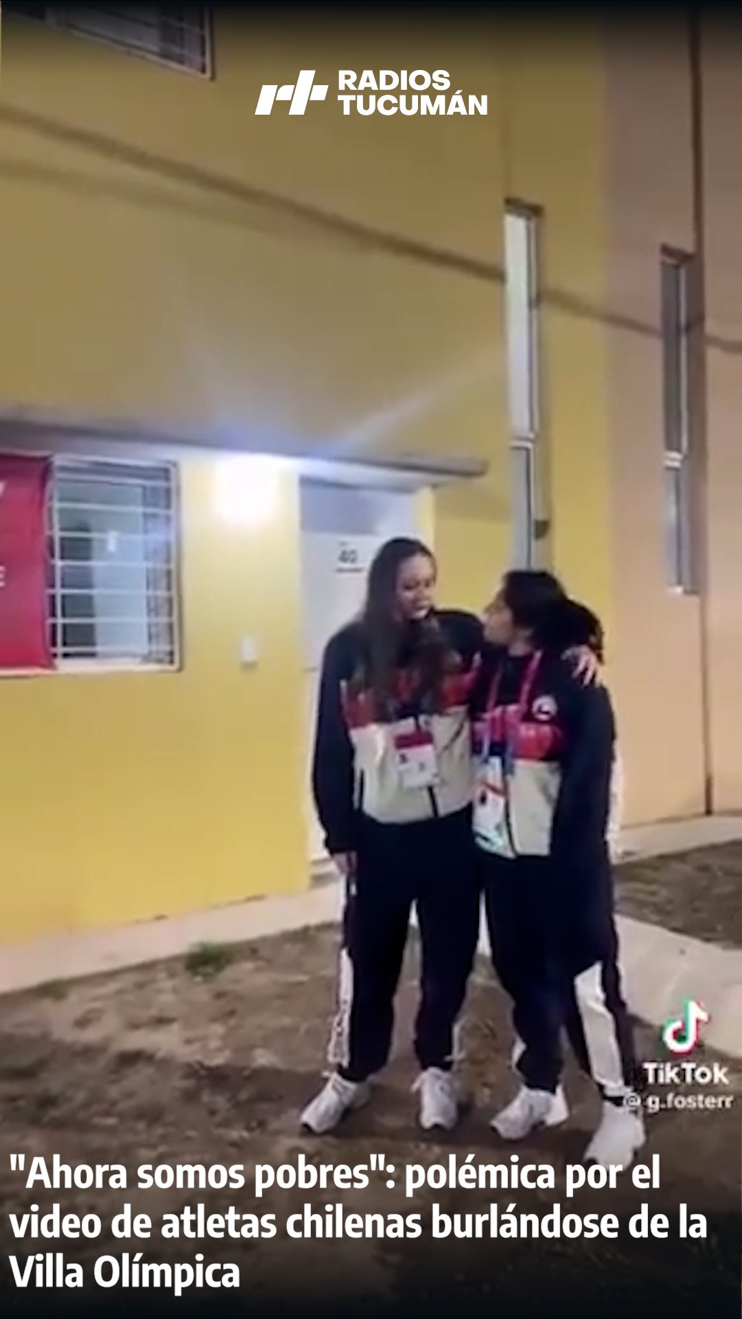 Atletas chilenas provocaron polémica tras burlarse de la Villa Olímpica de los Juegos Suramericanos