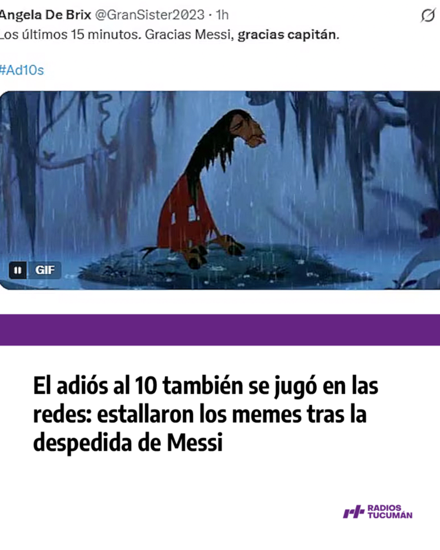 Los mejores memes de la despedida de Messi: las cargadas al show de drones y la emoción en redes por la última función del capitán