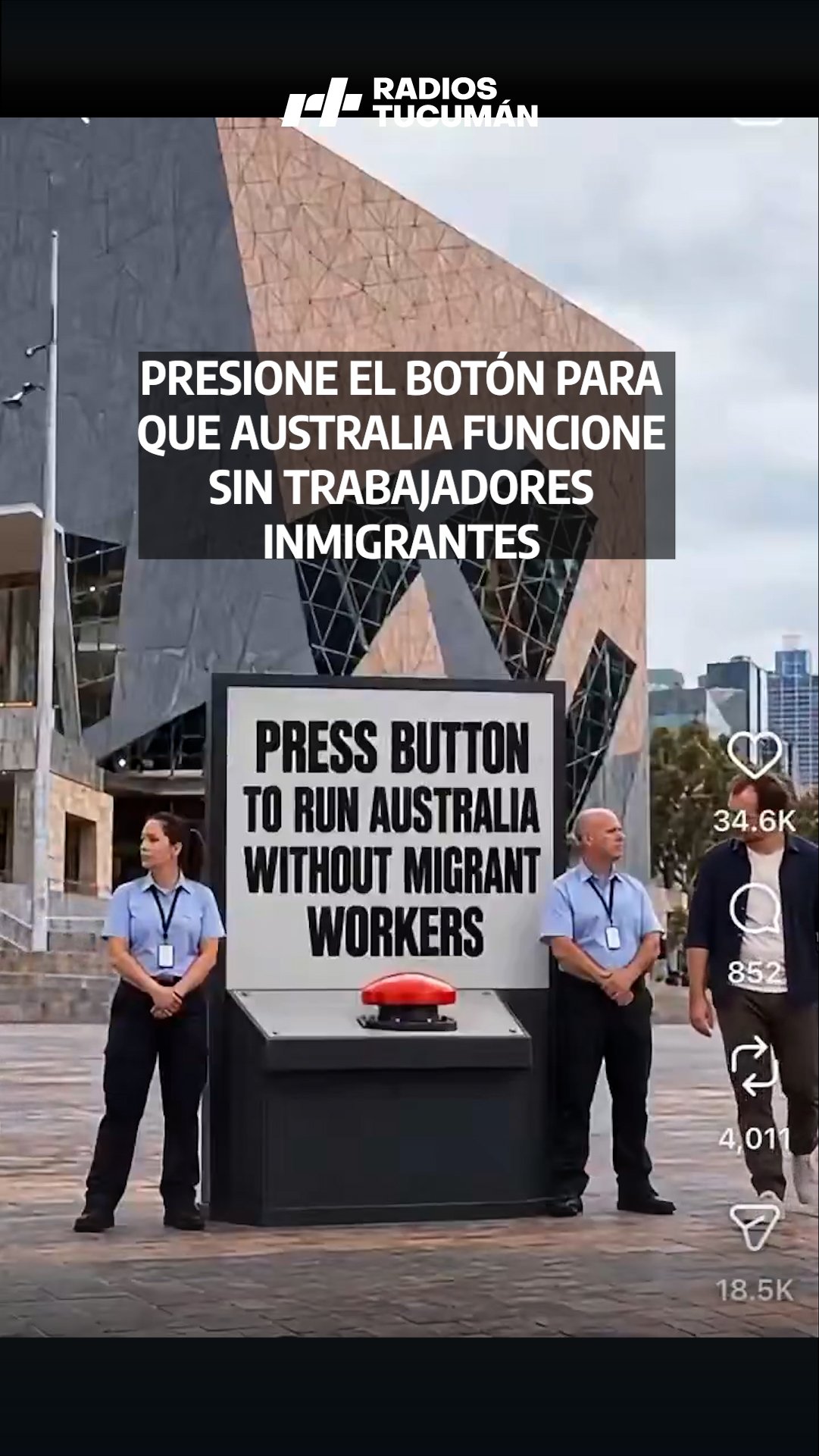 Una impactante campaña muestra cómo colapsaría Australia sin la mano de obra de los inmigrantes