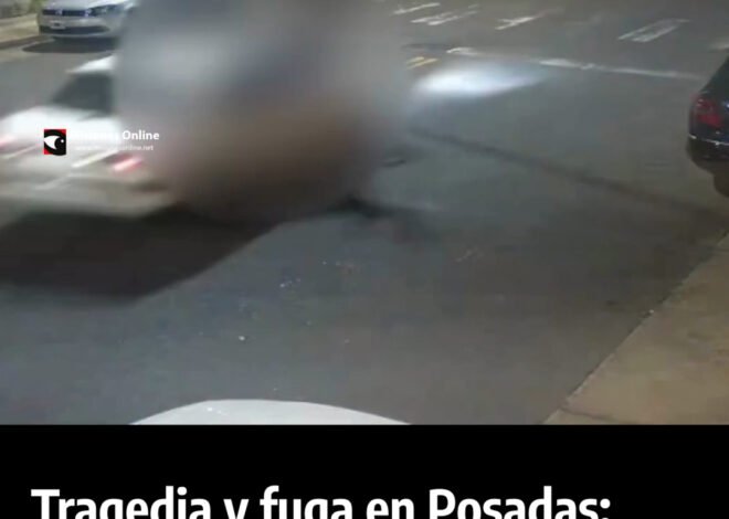 VIDEO | Atropelló a un peatón en Posadas, no lo asistió y huyó hacia Paraguay: dramática búsqueda del conductor