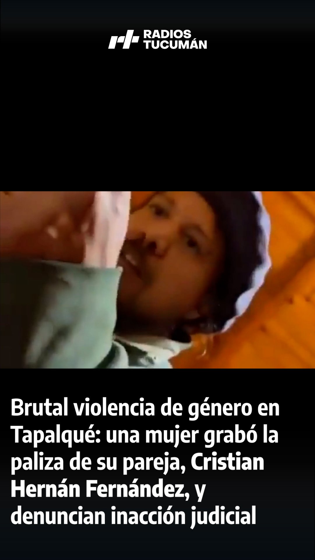 Brutal violencia de género en Tapalqué: una mujer viralizó la paliza de su pareja, Cristian Hernán Fernández, y denuncian inacción de la Justicia