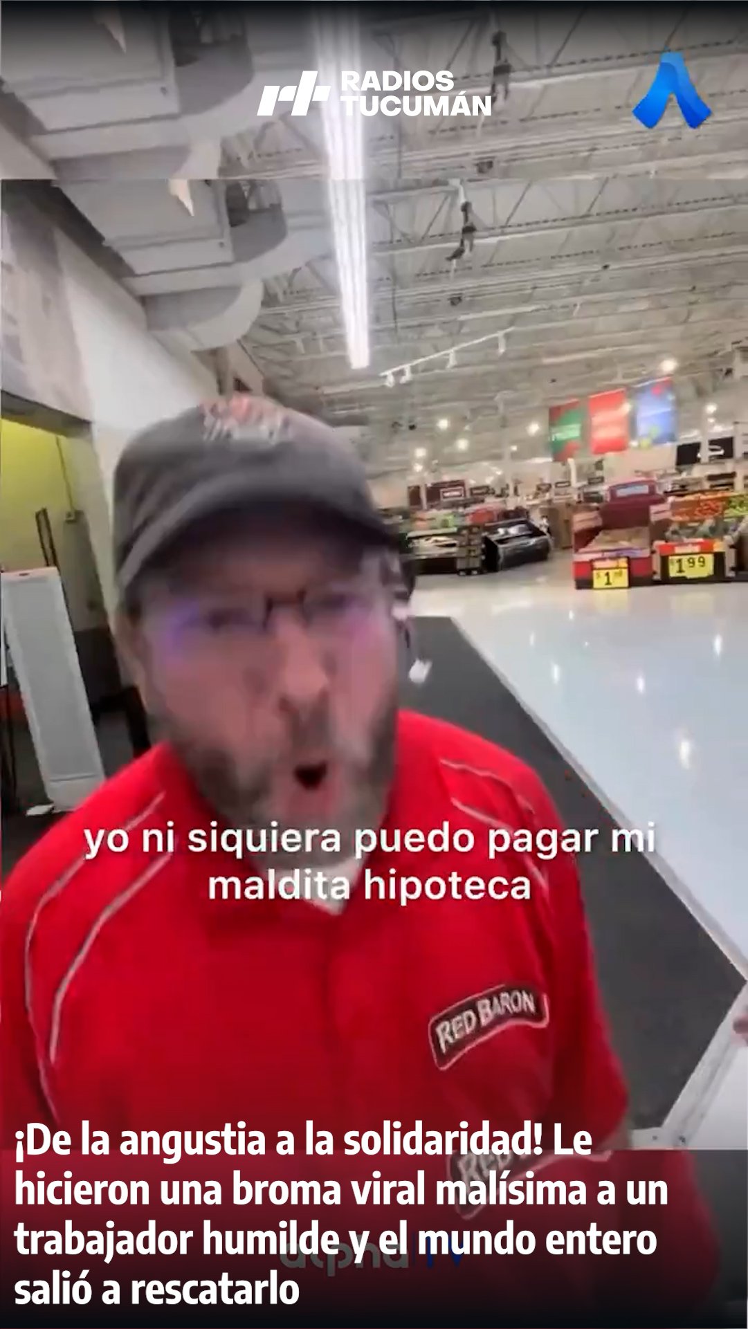 La conmovedora historia del trabajador destrozado por una broma viral en un supermercado cuya vida cambió gracias a la solidaridad global