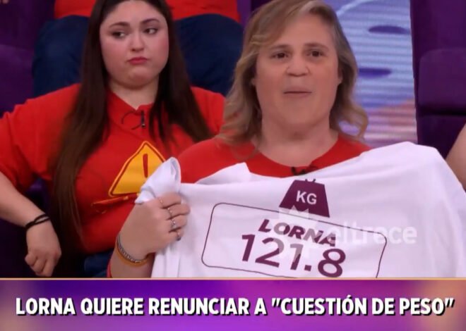 Indignación en las redes por el duro momento de Lorna en Cuestión de Peso: denunciaron presiones en vivo