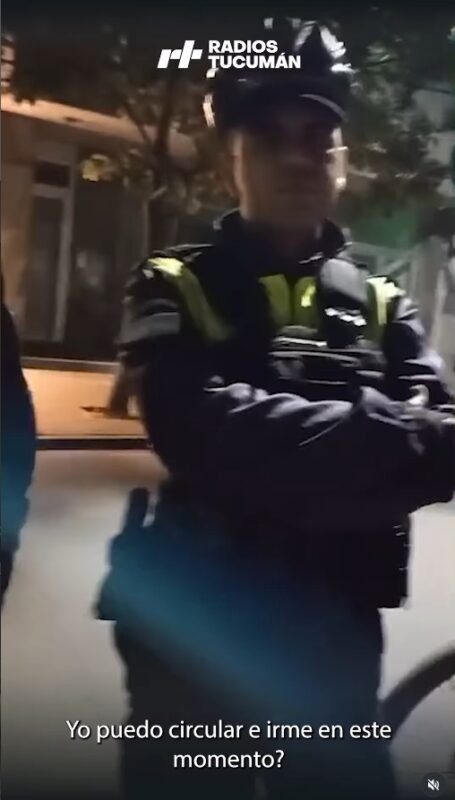 Tensión en Tucumán: la Policía retuvo a un trabajador “por orden de la superioridad” pese a que mostró su DNI